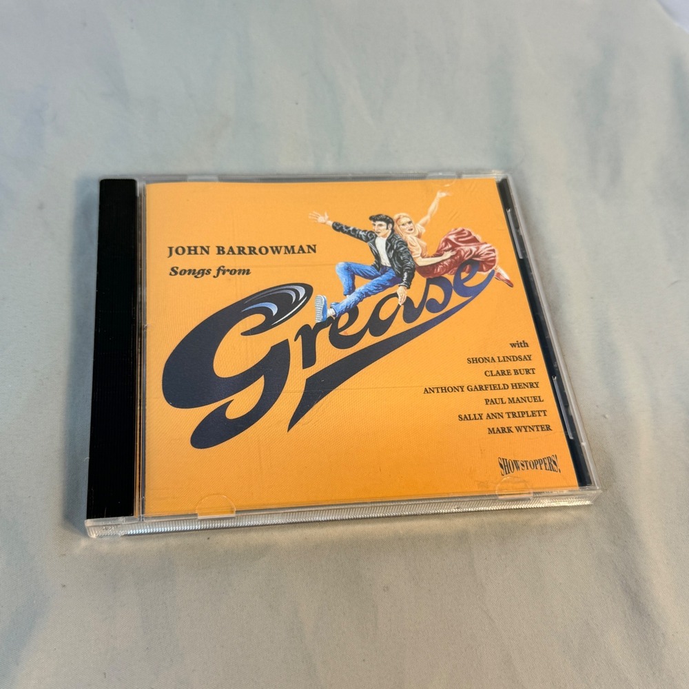 John Barrowman Songs from Grease CD 1995 Studio Cast Recording Jay Records